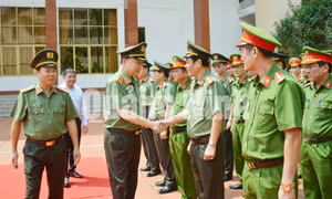 Bộ trưởng Bộ Công an Tô Lâm làm việc với tỉnh Quảng Ninh, tháng 8-2019