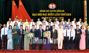 Đại hội đại biểu Đảng bộ huyện Đầm Hà lần thứ XXV, nhiệm kỳ 2020-2025, tháng 5-2020
