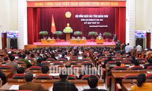 Kỳ họp thứ 4, HĐND tỉnh khóa XIII, tháng 12-2016