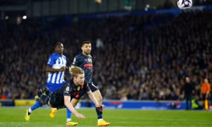Man City đè bẹp Brighton ở Ngoại hạng Anh