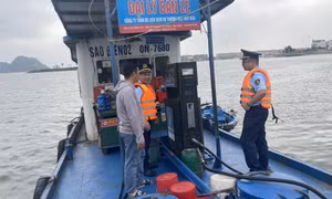 Xử phạt 50 triệu đồng cửa hàng vi phạm việc bán xăng dầu trên biển