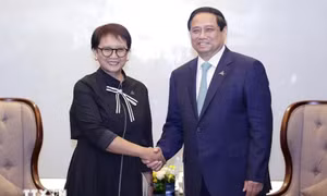 Thủ tướng Phạm Minh Chính tiếp Bộ trưởng Ngoại giao Indonesia Retno Marsudi