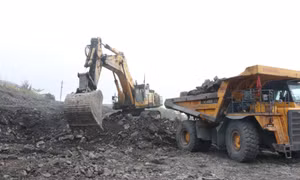 Quý I, vận tải đất đá thải mỏ qua hệ thống băng tải đá Cao Sơn cao nhất từ trước đến nay