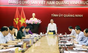 Giao ban Thường trực Tỉnh ủy