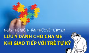 Những lưu ý dành cho cha mẹ khi giao tiếp với trẻ tự kỷ