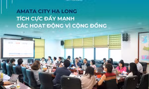 Amata City Hạ Long (Khu Công Nghiệp Sông Khoai) tích cực đẩy mạnh hoạt động vì cộng đồng