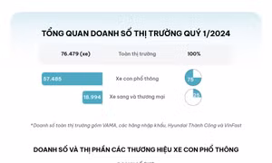 Cuộc đua thị phần ôtô đầu 2024 tại Việt Nam