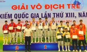 Quảng Ninh giành 7 huy chương tại Giải Vô địch trẻ Đấu kiếm Quốc gia 2024