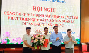 Hải Hà: Sáp nhập Trung tâm Phát triển quỹ đất vào Ban Quản lý Dự án đầu tư xây dựng
