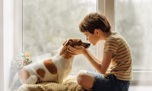 Dạy con chơi với thú cưng an toàn