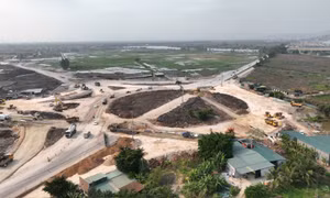 Đẩy nhanh tiến độ thi công đường nối cầu Bến Rừng