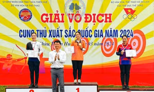 Quảng Ninh đoạt 3 HCV, phá 1 kỷ lục Quốc gia Giải vô địch Cung thủ xuất sắc Quốc gia 2024