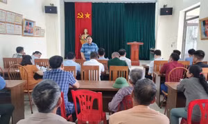 Tái định cư cho người dân vùng sụt lún