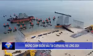 Những cánh buồm nâu tại Carnaval Hạ Long 2024