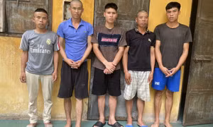 Tạm giữ 5 công nhân thời vụ tàng trữ trái phép ma túy