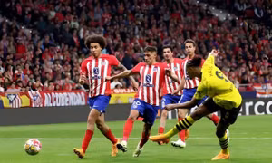 Atletico nắm lợi thế trước Dortmund ở tứ kết Champions League