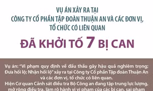 Vụ án ở Công ty Cổ phần Tập đoàn Thuận An và đơn vị liên quan: Khởi tố 7 bị can