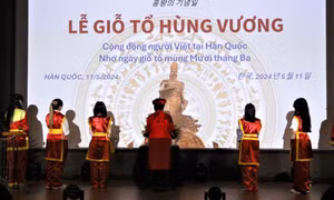 Lần đầu tiên sự kiện Giỗ Tổ Hùng Vương được tổ chức tại Hàn Quốc