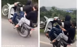 Thái Nguyên: Rủ nhau ra đường bốc đầu xe, đăng mạng xã hội, 8 thanh niên bị khởi tố