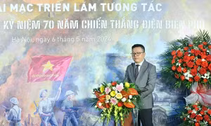 Khai mạc Triển lãm tương tác tranh panorama kỷ niệm 70 năm Chiến thắng Điện Biên Phủ