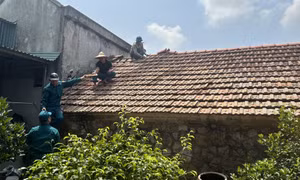 TX Quảng Yên: Khẩn trương khắc phục hậu quả do dông, lốc 