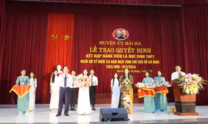 Hải Hà: Điểm sáng trong công tác phát triển đảng viên