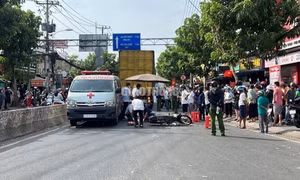 Người đàn ông tử vong sau va chạm với xe container