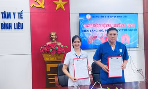 Nhiều cán bộ, nhân viên y tế đăng ký hiến tặng mô, bộ phận cơ thể người