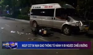 Nguy cơ tai nạn giao thông từ hành vi đi ngược chiều