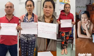 Bắt 4 nghi phạm tổ chức đánh bạc trên mạng, thu giữ trên 300 triệu đồng
