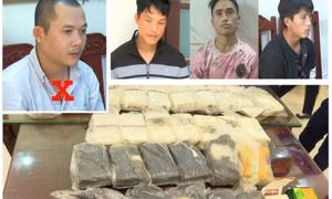 Bắt giữ 4 nghi phạm vận chuyển ma túy xuyên quốc gia, thu giữ 34kg ma túy đá