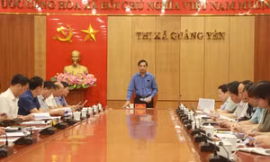 Kiểm điểm tiến độ GPMB các dự án trọng điểm trên địa bàn TX Quảng Yên