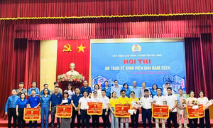 LĐLĐ Hạ Long tổ chức hội thi An toàn vệ sinh viên giỏi năm 2024