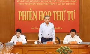 Tổng Bí thư, Chủ tịch nước Tô Lâm chủ trì Phiên họp BCĐ Tổng kết 40 năm Đổi mới