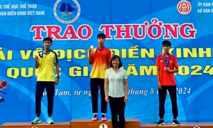Điền kinh Quảng Ninh giành 3 HCV tại Giải vô địch điền kinh trẻ quốc gia 2024