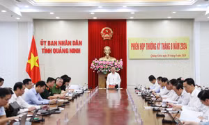 UBND tỉnh họp thường kỳ tháng 8