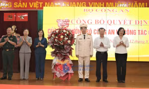 Công bố quyết định của Bộ trưởng Bộ Công an điều động Giám đốc Công an tỉnh Quảng Ninh