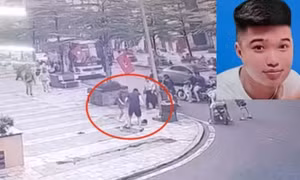 Tạm giữ hình sự đối tượng đánh cháu bé trước sân chung cư ở Hà Nội