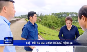 Ngày 1/8, luật đất đai 2024 chính thức có hiệu lực