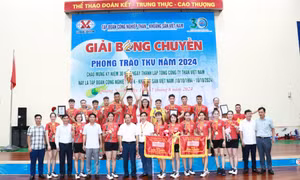 Bế mạc giải bóng chuyền phong trào TKV năm 2024