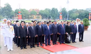 Lãnh đạo Đảng, Nhà nước vào Lăng viếng Chủ tịch Hồ Chí Minh