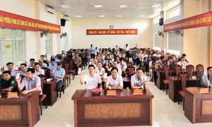 Ủy ban MTTQ phường Phong Cốc tổ chức phát động ủng hộ Cuba