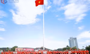 Khánh thành Cột cờ tại Quảng trường Sun phường Bãi Cháy 