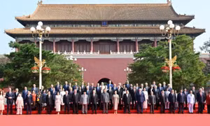 Chủ tịch nước Lương Cường gặp lãnh đạo các nước tại Lễ kỷ niệm Chiến thắng phát-xít