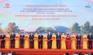 Tổ chức khánh thành, khởi công trực tuyến đồng thời các công trình lớn chào mừng Đại hội đại biểu toàn quốc lần thứ XIV của Đảng