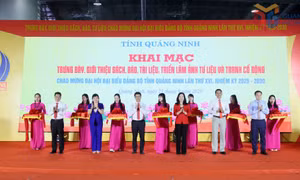 Khai mạc trưng bày, triển lãm ấn phẩm văn hoá chào mừng Đại hội Đảng bộ tỉnh 