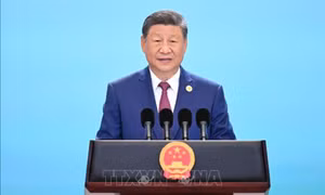Chủ tịch Trung Quốc Tập Cận Bình hội đàm với lãnh đạo Triều Tiên Kim Jong Un