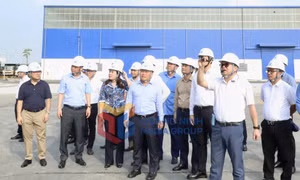 Bí thư Tỉnh ủy Vũ Đại Thắng, tham quan, làm việc tại Nhà máy xử lý rác tại Bắc Ninh, tháng 9-2025