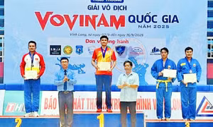 Giải Vô địch Vovinam quốc gia 2025: Quảng Ninh giành 4 huy chương