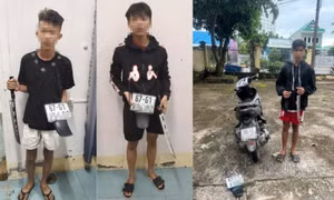 Bắt 3 thanh niên theo trào lưu 'chặt biển số xe' sau nhập tỉnh